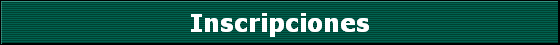 Inscripciones